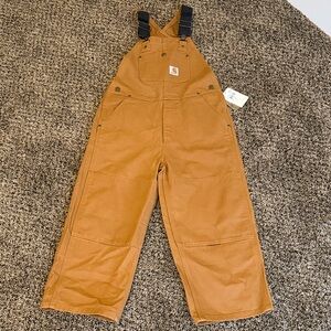 Carhartt Tan Bib Overalls